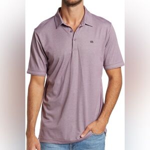 Travis Mathew Red Excursion Knit Polo